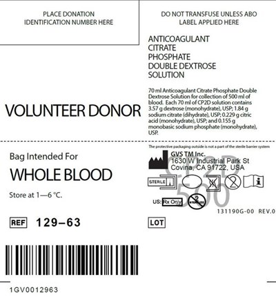 Bag Label (Whole Blood)